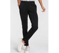 Bruno Banani Elasticated Waist Jersey Straight Leg Trousers Black