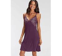 Bruno Banani Lace Detail Chemise Purple