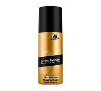 bruno banani Man's Best Deodorant Body Spray with Sensual Oriental Men's Fragrance, 24 Hours Long-Lasting, 150 ml