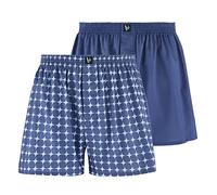 Bruno Banani Men's Boxershort 2Pack Sabotage Boxer Shorts, Jeansblau/Hellblau // Jeansblau, S (Pack of 2)