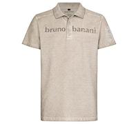 bruno banani Men's polo shirt in attractive colours made from pique cotton - Grey - 56/58