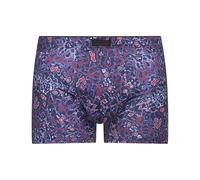 bruno banani Men's Short Microscope Boxer Briefs, Black/Bordeaux/Light Blue Print, XXL