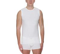 bruno banani Men's Tanktop Check Line 2.0 Undershirt, White (White Chequered 1612), L