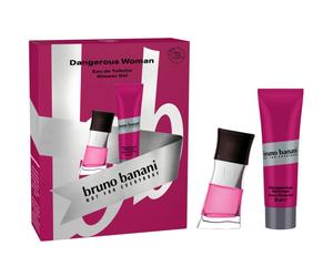 Bruno Banani Not For Everybody Dangerous Women Gift Set: 30ml EDT Spray + Shower Gel 50ml