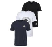 Bruno Banani Pack of 3 Short Sleeve T-Shirts Navy/white/black