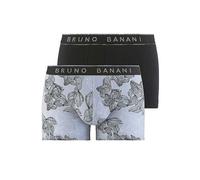 Bruno Banani Pair of 2 Logo Waist Boxers Black/grey