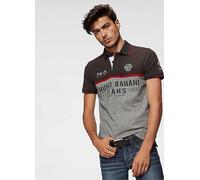 Bruno Banani Short Sleeve Polo Shirt Grey Print