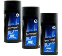 Bruno Banani Shower Gel MAGIC MAN 3 x 250ml for Hair, Body & Face