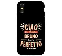 Bruno Idea Regalo Personalizzata Nome Divertente Case for iPhone X/XS