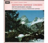 Bruno-Leonardo Gelber / New Philharmonia Orchestra / Ferdinand Leitner - SXLP 20104 BRUNO-LEONARDO GELBER Beethoven Emperor Concerto vinyl LP
