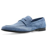 Bruno Magli Men's Men's Lastra Unlined Penny Loafer, Light Blue Suede, 5.5 UK