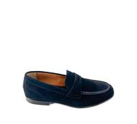 Bruno Magli Silas suede penny loafers - Blue 9