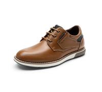 Bruno Marc Boy's Casual Dress Oxford Comfort Slip-On Smart Shoes Uniform Formal Fashion Sneaker for Kids,Size 13 Little Kid,Brown,SBOX2404K