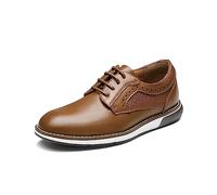 Bruno Marc Boy's Casual Dress Oxford Comfort Uniform Formal Sneaker Shoes,Size 12 Little Kid,Brown,SBOX2352K
