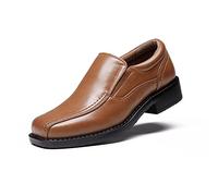 Bruno Marc Boy's Dress Shoes, Comfort Slip-On Loafer Wedding & Party & Birthday Shoes for Kids,Size 13 Little Kid,Brown,SBOX225K