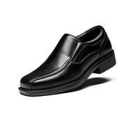 Bruno Marc Boy's Dress Shoes, Comfort Slip-On Loafer Wedding & Party & Birthday Shoes for Kids,Size 5 Big Kid,Black,SBOX225K