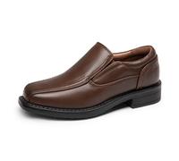 Bruno Marc Boy's Dress Shoes Slip on Loafer | Classic Square Toe Comfortable Support Formal Church Wedding Party Family Celebration
