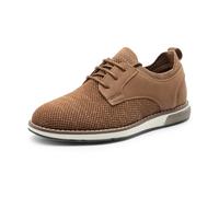 Bruno Marc Boy's Fashion School Shoes Kids Casual Dress Oxford Comfort Uniform Formal Walking Sneaker,Size 13 Little Kid,Brown,SBOX2403K