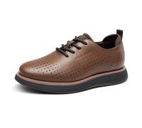 Bruno Marc Boy's MaxFlex Fashion Dress Sneakers Oxfords Classic Casual Shoes,Size 8 Little Kid,Brown,BKUMOX2501