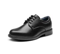 Bruno Marc Kids Chunky Oxford Sneakers for Boys Breathable Knit Upper Lightweight Cushioned Platform Walking Gym School Shoes with Non-Slip Sole,Size 13 Little Kid,Black,SBOX2401K