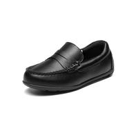 Bruno Marc Kids' Loafer Shoes,Black,13 Little Kid