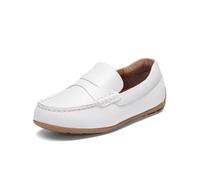 Bruno Marc Kids' Loafer Shoes,White,10 Little Kid