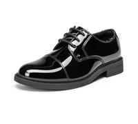 Bruno Marc Kids' School Boy Shoes,Black-Pat,10 Little Kid