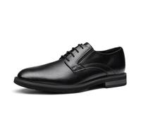 Bruno Marc Men Lightweight Lace Up Shoes, Elastic Leather Oxford, Comfortable, Casual, Fashion and Business,Size 11,Black,BMEMOX2502