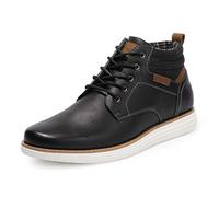 Bruno Marc Mens Ankle Boots Lace-Up Causal Boots Mid Top Sneakers Dress Boots for Men,Size 10,Black,GRAND-HIGH