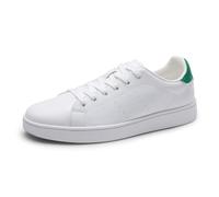 Bruno Marc Men's Casual Dress Sneaker Business Casual Shoes for Men Comfortable Lightweight Lace Up Fashion Sneakers WaveFlex CoreLux,Size 9,White/Green,BMUMFN2519
