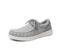 Bruno Marc Men's Casual Slip on Loafers Shoes,Light Grey,7