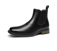 Bruno Marc Men's Chelsea Ankle Boots | Work and Fashion, Walking and Comfort Casual Business Leather Shoes