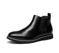 Bruno Marc Men's Chelsea Boots Ankle Boots Formal Boots for Men SBBO2218M-E,Size 8,Black,SBBO2218M-E
