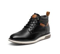 Bruno Marc Men's Chukka Ankle Boots,Black,7
