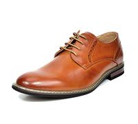 Bruno Marc Men's Classic Oxfords Formal Dress Shoes Brogues Derbys for Business, Wedding and Party,Size 8,Brown,PRINCE-16