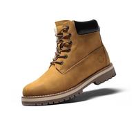 Bruno Marc Mens Classic Snow Boots Outdoor Waterproof Warm Winter Ankle Boots Hiking,Size 8.5,Yellow,SBSB226M-E