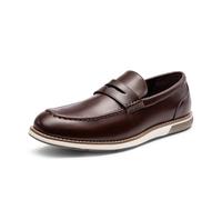 Bruno Marc Men's Dress Penny Loafer Slip-on Shoes, Comfortable Walking and Business Shoes,Size 7,Dark Brown,SBLS2414M