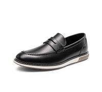 Bruno Marc Men's Dress Penny Loafer Slip-on Shoes, Comfortable Walking and Business Shoes,Size 8.5,Black,SBLS2414M