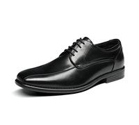 Bruno Marc Men's Lace Up Oxford Dress Shoes Brogues Derbys Formal Shoes for Men and School Shoes in Business, Party and Work,DP03,Black,8 UK /9 US