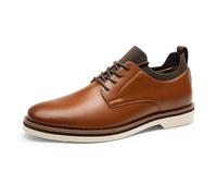 Bruno Marc Men's Lace Up Shoes,Size 10,Brown,BMUMOX2508