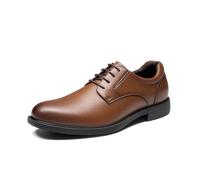 Bruno Marc Men's Lace Up Shoes,Size 8.5,Brown,SBOX26021M