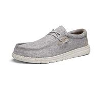 Bruno Marc Mens Lightweight Breathable Comfort Casual Design Slip-on Loafers Stretch Shoes,Size 10,Beige,BLS211