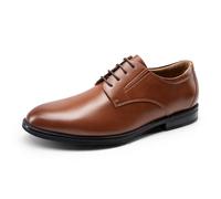 Bruno Marc Men's Oxfords, Classic Derby, with Comfort & Fashion Walking Shoes, Lightweight Breathable Upper,Size 12,Brown,BMUMOX2522