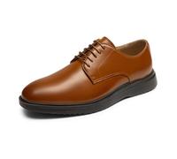 Bruno Marc Men's Oxfords Comfortable Shoes, Men's Lace-ups for Business and Wedding Shoes, Walking Lace-Up Shoes,Size 8.5,Brown,SBOX2402M