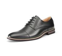 Bruno Marc Mens Oxfords Shoes, Men's Lace-ups Formal Dress Derby, Leather Shoes for Men in Smart Cacual Shoes for Walking, Parade, Brogues, Suit, Wedding,Size 11,Black,Prince-6