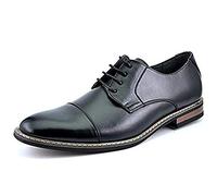 Bruno Marc Mens Oxfords Shoes, Men's Lace-ups Formal Dress Derby, Leather Shoes for Men in Smart Cacual Shoes for Walking, Parade, Brogues, Suit, Wedding,Size 11,Black,Prince-6