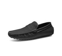 Bruno Marc Men's Penny Loafer Slip-on Suede Driving Shoes,SBLS2334M,Black,9 UK /10 US