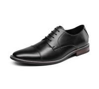 Bruno Marc Men's Prince Classic Modern Formal Oxford Lace Up Dress Shoes,Size 8.5,Black,BMUMOX2528
