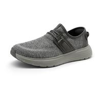 Bruno Marc Men's Slip-on Casual Shoes Loafers for Men Knit Comfortable Lightweight Shoes, Comfort Cushioned Sponge Insole,Size 9,Grey,BMUMLS2510