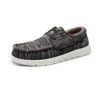Bruno Marc Men's Slip-on Loafers Shoes,Size 13,Black/Red,SBLS223M